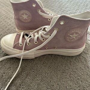 Converse All Star Mauve Platform High Tops